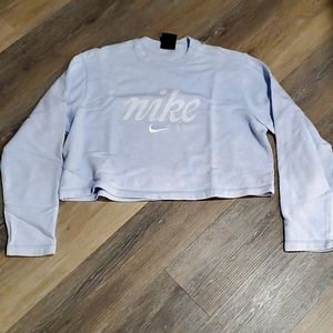 Nike crop sweatshirt size L